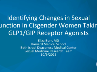 GLP1 and GLP1/GIP Receptor Agonists and Female Sexual Function: Insights from the 26th SMSNA Annual Fall Scientific Meeting